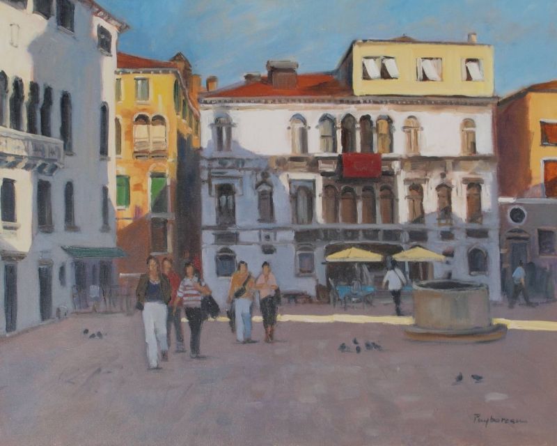 Puybareau Annie Fin De Journe E A Venise canvas print