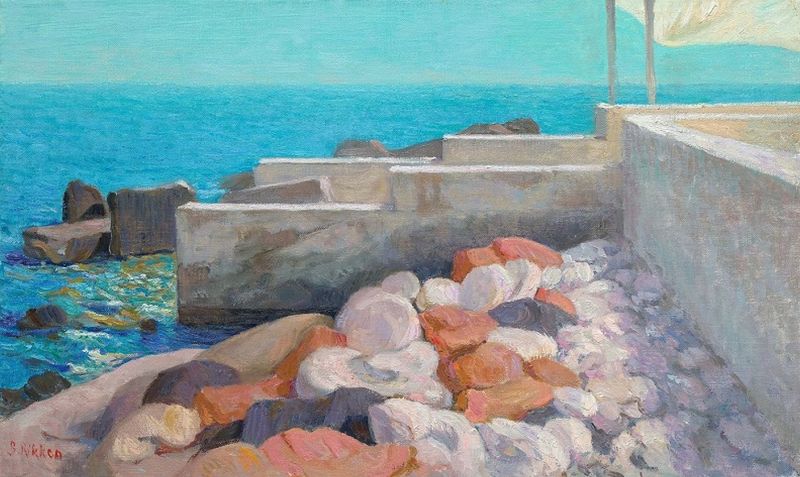 Rikken Ben El Portret With Terrace canvas print
