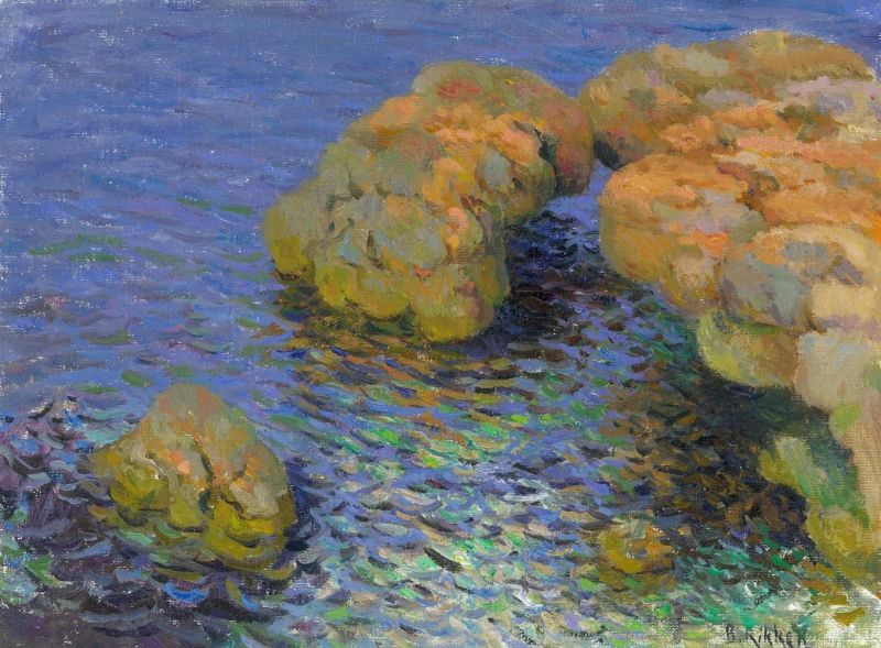 Rikken Ben Les Rotes Rocks At Evening Light canvas print