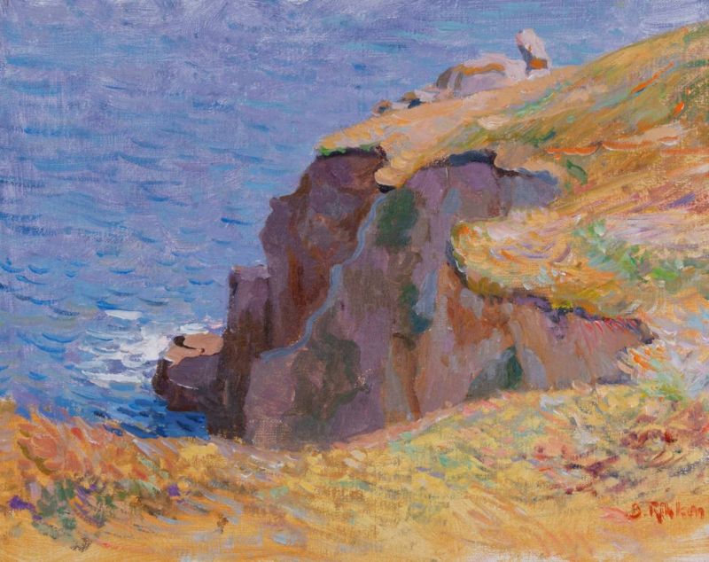 Rikken Ben Rocky Coast South Cornwall canvas print
