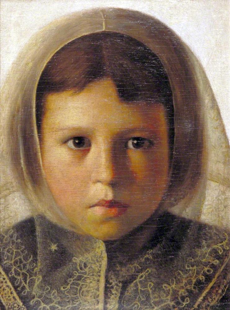 Segal Arthur Portrait Of A Young Girl canvas print
