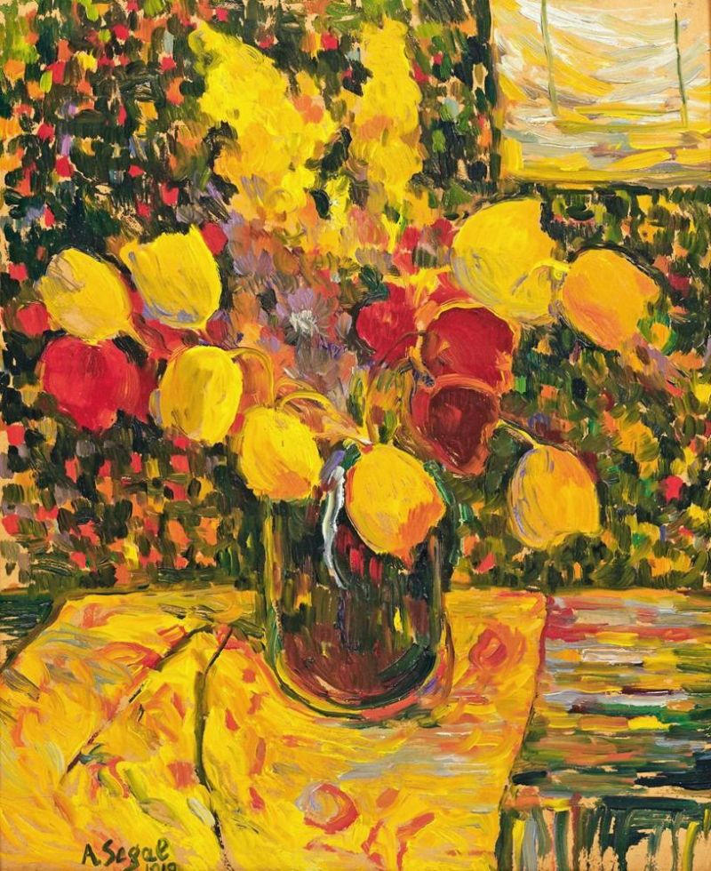 Segal Arthur Still Life Of Tulips In A Vase canvas print