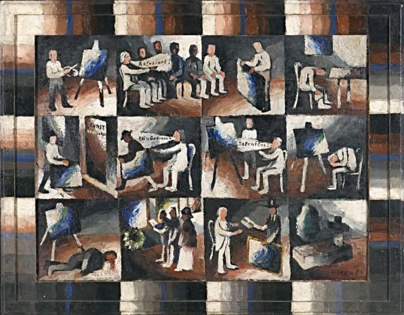 Segal Arthur The Artist S Life On Earth. The Painter canvas print