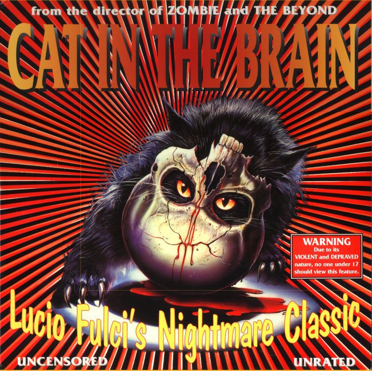 Tableaux sur toile, reproduction de A Cat In The Brain Nightmare Concert Movie Poster