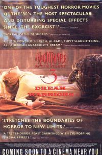 A Nightmare On Elm Street 3 Teaser Movie Poster canvas print