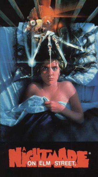 Tableaux sur toile, riproduzione del poster del film A Nightmare On Elm Street