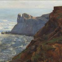 Aage Bertelsen View From A Yorkshire Coast 1909
