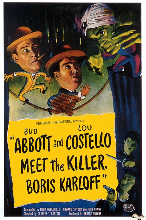 تابلوه سور تويلي ، استنساخ دي أبوت وكوستيلو لقاء القاتل 1949 ملصق الفيلم