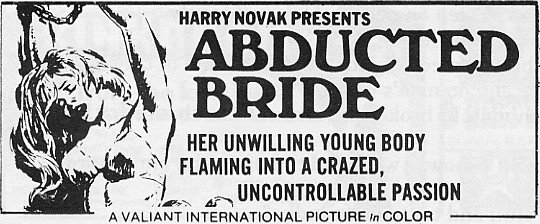 Tableaux sur toile, reproduction de Abducted Bride The Sinful Dwarf Movie Poster