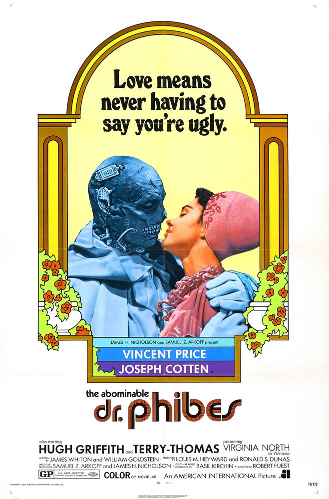 Tableaux sur toile, riproduzione del poster del film Abominable Dr Phibes 01