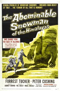 Abscheulicher Schneemann des Himalaya 01 Filmposters auf Leinwand