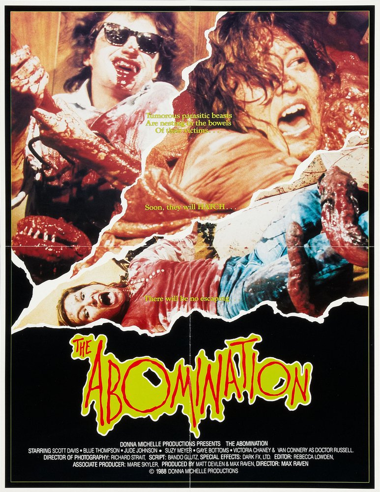 Tableaux sur toile, riproduzione de Abomination 1986 01 poster del film