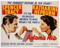 Adams Rib 1949 Movie Poster canvas print
