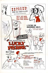 Abenteuer von Lucky Pierre 01 Filmplakat auf Leinwand