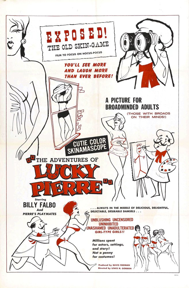 Tableaux sur toile, riproduzione de Le avventure di Lucky Pierre 01 Movie Poster