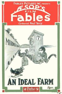 Aesops Fables An Ideal Farm 1924 Filmplakat Leinwanddruck