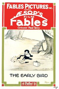 Aesops Fables The Early Bird 1924 Filmplakat Leinwanddruck