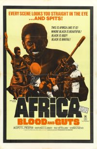 Africa Blood And Guts 01 0 Filmplakat auf Leinwand