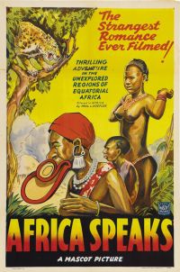 Afrika spricht 01 Filmplakat auf Leinwand