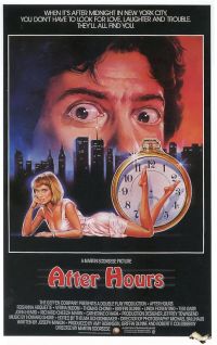 After Hours 1985 Movie Poster canvas print