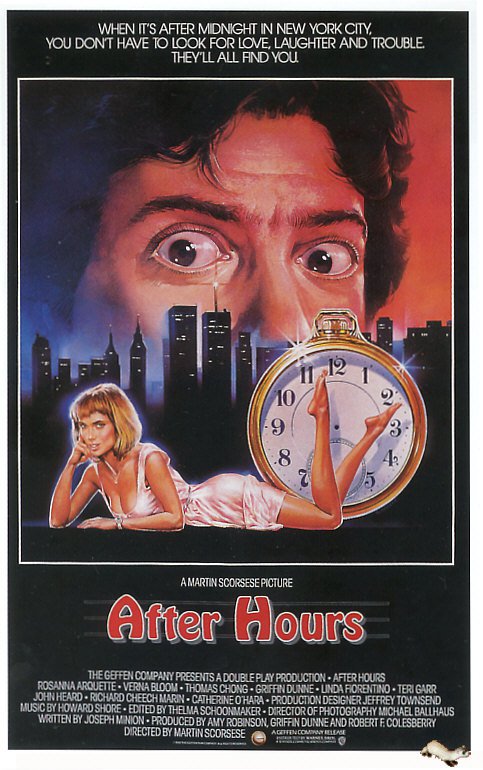 Tableaux sur toile, reproduction de After Hours 1985 Movie Poster
