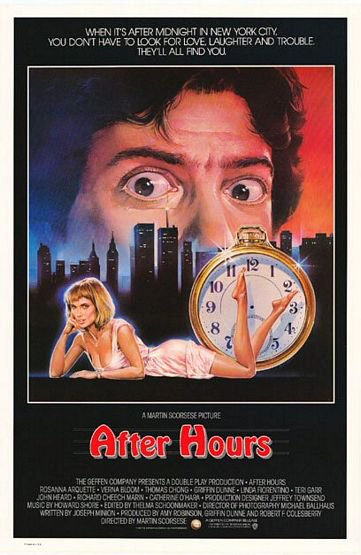 Tableaux sur toile, reproduction de After Hours Movie Poster
