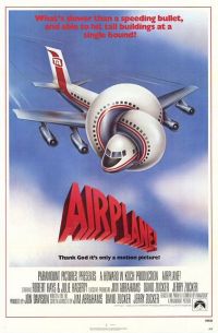 Airplane Movie Poster canvas print