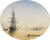 Aivazovsky Ivan Konstantinovich Harbour Scene canvas print