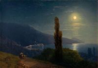 Aivazovsky Ivan Konstantinovich 크림의 달빛 밤 1859
