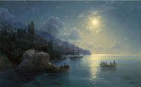 Aivazovsky Ivan Konstantinovich Moonlit Crimean Coast Sd