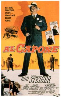 Al Capone 1959 póster de película