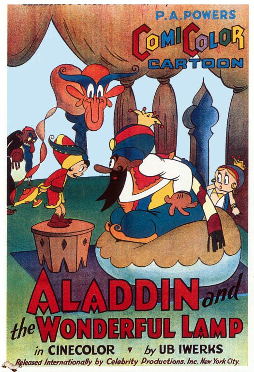 Tableaux sur toile, reproduction de Aladdin11934 Movie Poster