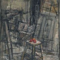 Alberto Giacometti Manzanas En El Taller 1950