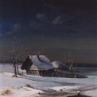 Aleksey Savrasov Winterlandschap 1871