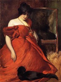 Alexander John White Black And Red 1896 canvas print