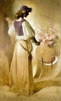Alexander John White Portrait Of Annie Russell Ca. 1900