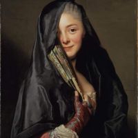 Alexander Roslin De dame met de sluier Marie-suzanne Roslin De vrouw van de kunstenaar 1768