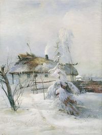 Cuadro Alexei Savrasov Invierno 1873
