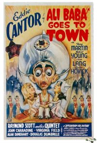 Ali Baba Goes To Town 1937 Movie Poster canvas print
