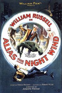Alias ​​The Night Wind 1923 1a4 Movie Poster stampa su tela