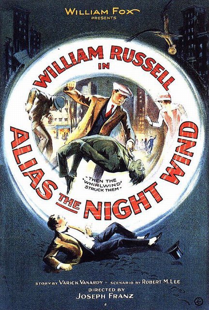 Tableaux sur toile ، استنساخ de Alias ​​The Night Wind 1923 1a4 ملصق الفيلم