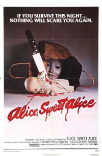 Alice Sweet Alice 01 Filmplakat auf Leinwand