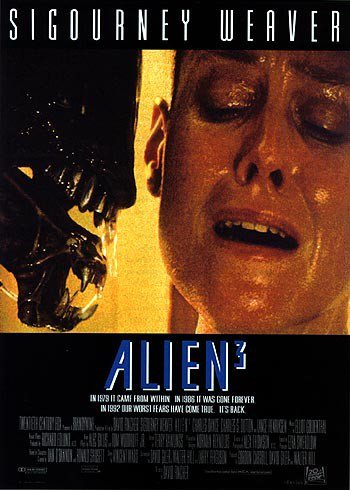 Tableaux sur toile, reproduction de Alien 3 Movie Poster