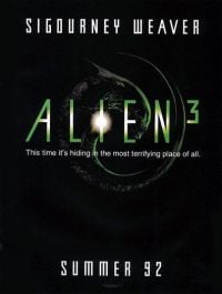 Alien 3 Teaser Movie Poster canvas print