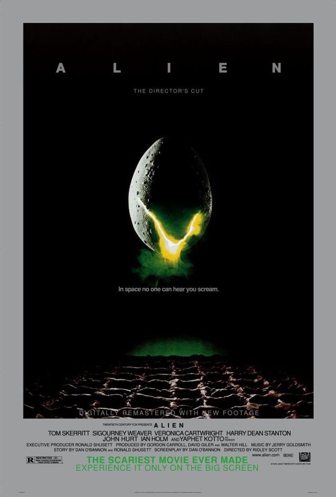 Tableaux sur toile, reproduction de Alien Directors Cut 2 Movie Poster