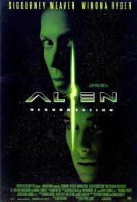 Alien Ressurection Movie Poster Leinwanddruck