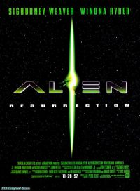 Alien Ressurection Teaser Movie Poster Leinwanddruck