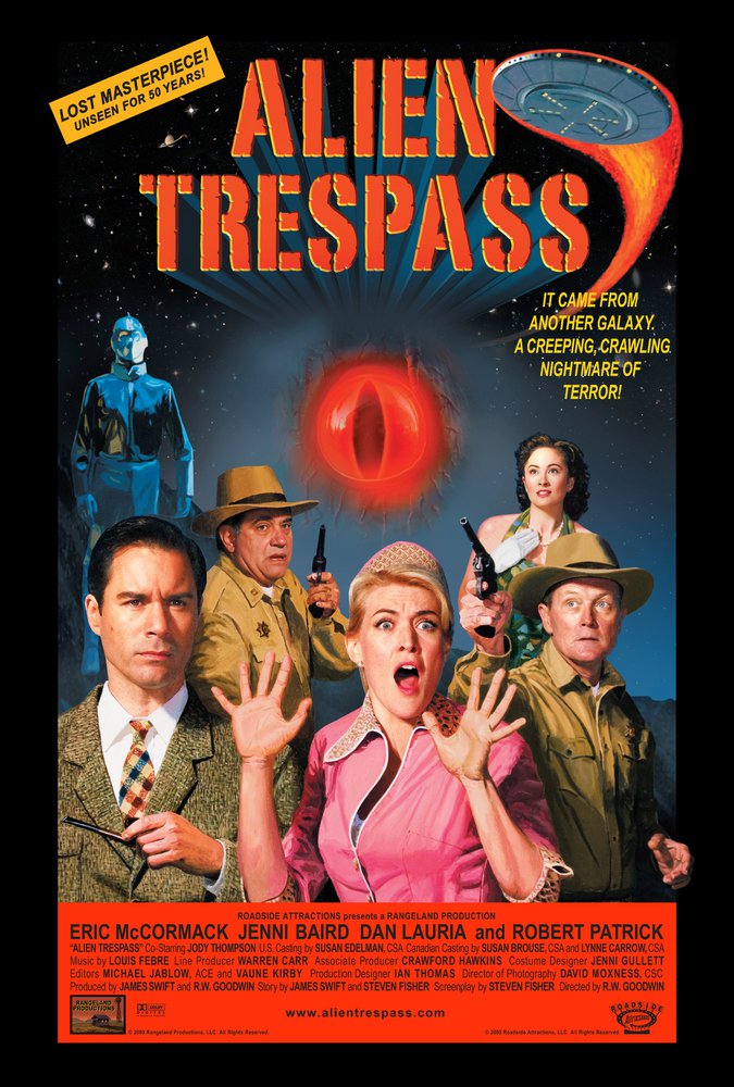 Tableaux sur toile, reproduction de Alien Trespass 01 Movie Poster