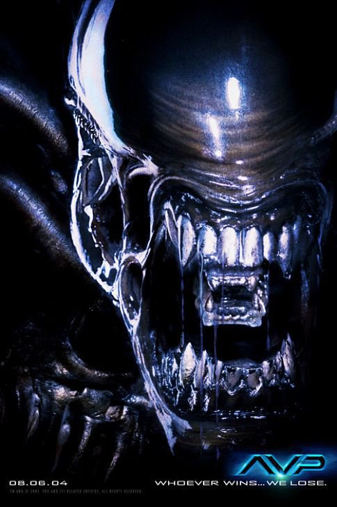 Tableaux sur toile, riproduzione di Alien Vs Predator Teaser 1 poster del film