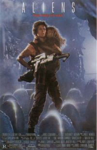 Aliens Movie Poster canvas print